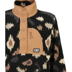 - Women's PRTXena Outdoor 1/4 Button Top - Fleecepullover Alltagsbekleidung|Skibekleidung