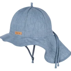 - Kid's Mini-Nackenschutz Leinen - Cap>Pure Pure