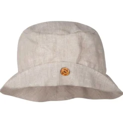 Pure Pure - Kid's Schlapphut Leinen mit Knopf - Hut