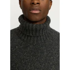 - High-Neck Sweater - Merinopullover><noscript><img width=