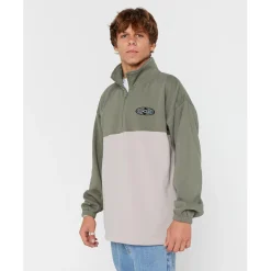 - Heritage Oval 1/4 Zip Crew - Pullover>Rip Curl