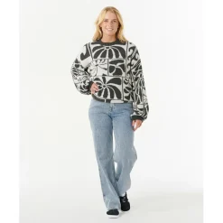 Rip Curl - Women's AOTS - TY Williams Jacquard Crew - Pullover