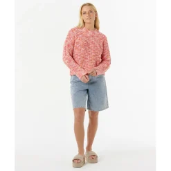 - Women's Beach Party Slub Sweater - Pullover><noscript><img width=