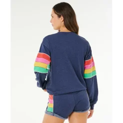 Hot - Women's Surf Revival Relaxed Crew - Pullover Alltagsbekleidung|Pullover & Hoodies