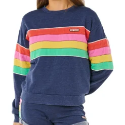 Hot - Women's Surf Revival Relaxed Crew - Pullover Alltagsbekleidung|Pullover & Hoodies
