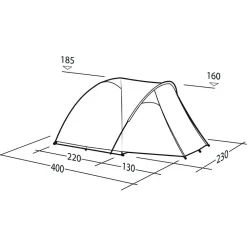 Hot - Lago Flex 4 - 4-Personen Zelt Zelte