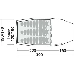 Robens - Sage 3 Pro - 3-Personen Zelt