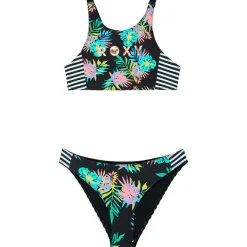 Roxy - Kid's Active RG Crop Top Set - Bikini^ Bademode