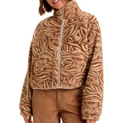 - Women's Blurry Cloud Print - Fleecejacke>Roxy Online