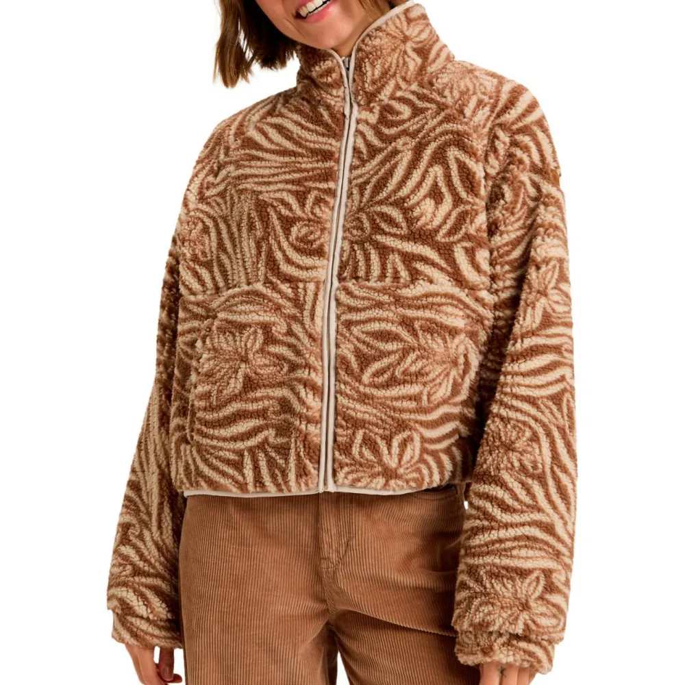 - Women's Blurry Cloud Print - Fleecejacke>Roxy Online