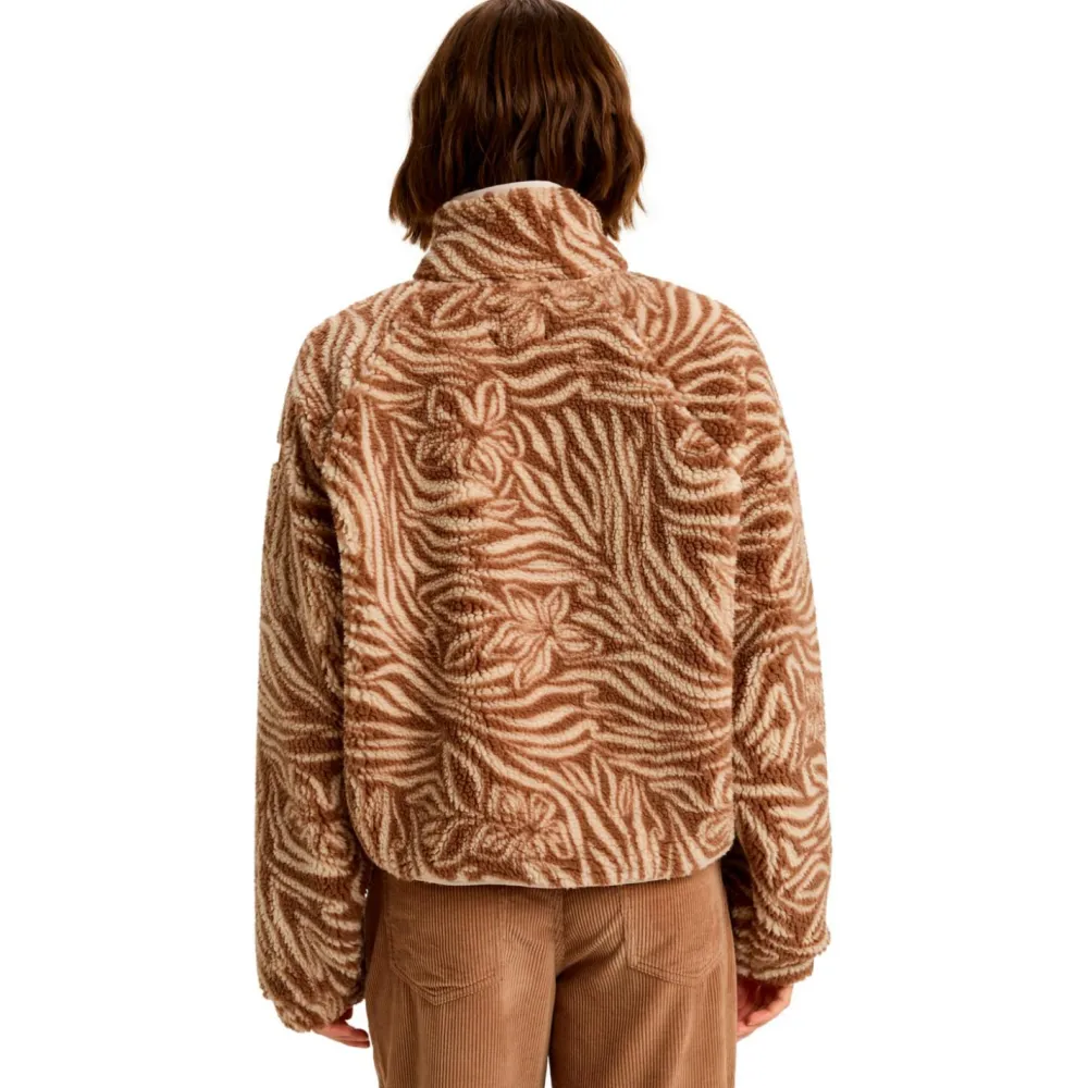 - Women's Blurry Cloud Print - Fleecejacke>Roxy Online