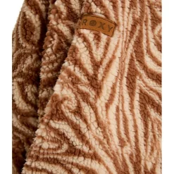 - Women's Blurry Cloud Print - Fleecejacke><noscript><img width=