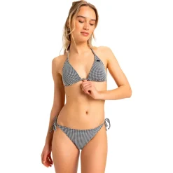Roxy - Women's Gingham Cheeky Ties - Bikini-Bottom