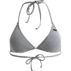 - Women's Gingham Tiki Triangle - Bikini-Top>Roxy Sale