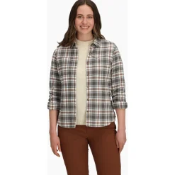 - Women's Lieback Organic Cotton Flannel L/S - Bluse Trekkingbekleidung|Shirts, Hemden & Longsleeves
