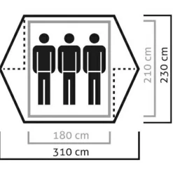 Salewa - Denali III Tent - 3-Personen Zelt
