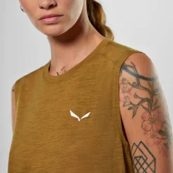 New - Women's Eagle Minilogo Alpine Merino Tank Top - Merinoshirt Alltagsbekleidung|Wanderbekleidung