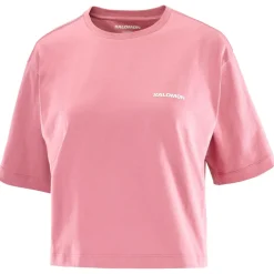 - Women's Short S/S Tee Relaxed - T-Shirt>Salomon