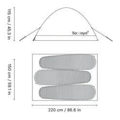 Clearance - Alpinist 3 - 3-Personen Zelt Trekkingzelte|Trekkingausrüstung