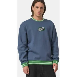 Santa Cruz - Global Oval Dot Front Crew - Pullover^ Pullover & Hoodies|Alltagsbekleidung