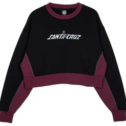 - Women's Flourish Strip Crew - Pullover>Santa Cruz Online
