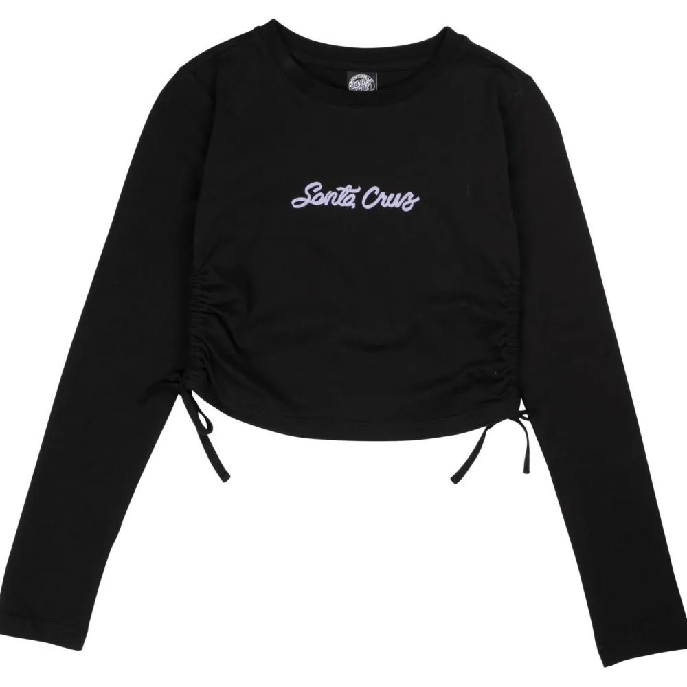 Santa Cruz - Women's Love Script Strip Tie L/S Top - Longsleeve^ Shirts, Hemden & Longsleeves|Alltagsbekleidung