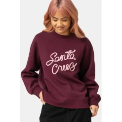 Best - Women's Ribbon Script Front Crew - Pullover Pullover & Hoodies|Alltagsbekleidung