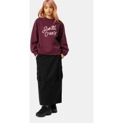 Best - Women's Ribbon Script Front Crew - Pullover Pullover & Hoodies|Alltagsbekleidung