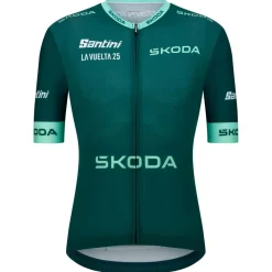 Santini - La Vuelta Green Jersey - Radtrikot^ Fahrradbekleidung|Radtrikots
