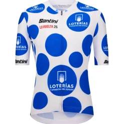 - La Vuelta Polka Dot Jersey - Radtrikot>Santini Best