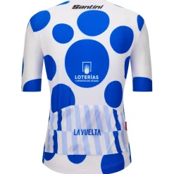 - La Vuelta Polka Dot Jersey - Radtrikot>Santini Best