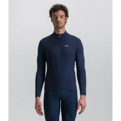 - Pure Block Colour Thermal Cycling Jersey - Radtrikot>Santini Outlet