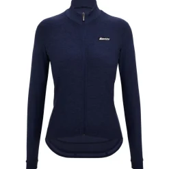 Santini - Women's Pure Block Colour Thermal Cycling Jersey - Radtrikot^ Fahrradbekleidung|Radtrikots