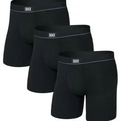 Online - Essential Cotton Boxer Brief Fly 3-Pack - Alltagsunterwäsche Alltagsbekleidung|Unterwäsche