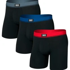 Online - Essential Cotton Boxer Brief Fly 3-Pack - Alltagsunterwäsche Alltagsbekleidung|Unterwäsche