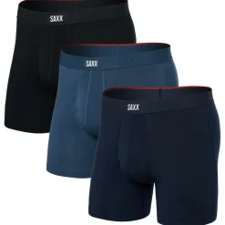 Clearance - Vibe Xtra Boxer Brief Fly 3-Pack - Kunstfaserunterwäsche Alltagsbekleidung|Unterwäsche
