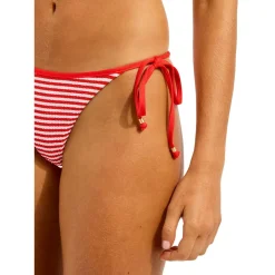 Seafolly - Clubhouse Tie Side Rio Pant - Bikini-Bottom^ Bademode