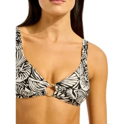 Seafolly - Women's C Shells Ring Front Tank - Bikini-Top^ Bademode