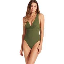Seafolly - Women's Collective Cross Back One Piece - Badeanzug