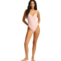 New - Women's Daydreamer V Neck One Piece - Badeanzug Bademode