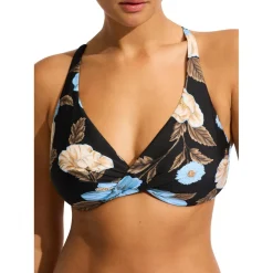 - Women's Garden Party Wrap Front F Cup - Bikini-Top><noscript><img width=
