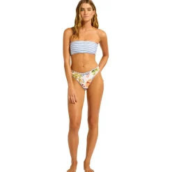 Seafolly - Women's Riviera Coast Reversible Tube Top - Bikini-Top