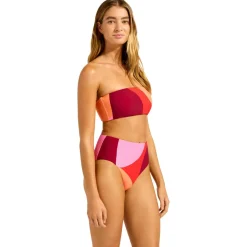Seafolly - Women's Sorrento High Waisted Pant - Bikini-Bottom^ Bademode
