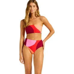 Seafolly - Women's Sorrento High Waisted Pant - Bikini-Bottom^ Bademode