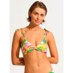 Hot - Women's Wonderland TwistedFront Bralette - Bikini-Top Bademode