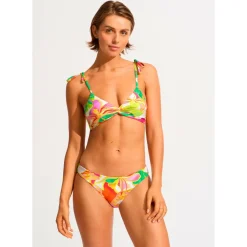 Hot - Women's Wonderland TwistedFront Bralette - Bikini-Top Bademode