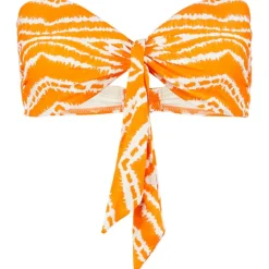 Seafolly - Women's Zanzibar Twist Tie Front Bandeau - Bikini-Top