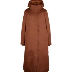 - Women's Long Hooded Parka - Mantel Alltagsbekleidung|Mäntel