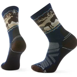 Smartwool - Hike Light Cushion Mountain Moose Crew Socks - Wandersocken^ Wandersocken|Merinosocken