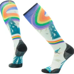 Smartwool - Ski Zero Cushion Rainbow Trails Print OTC Socks - Skisocken^ Merinosocken|Skisocken